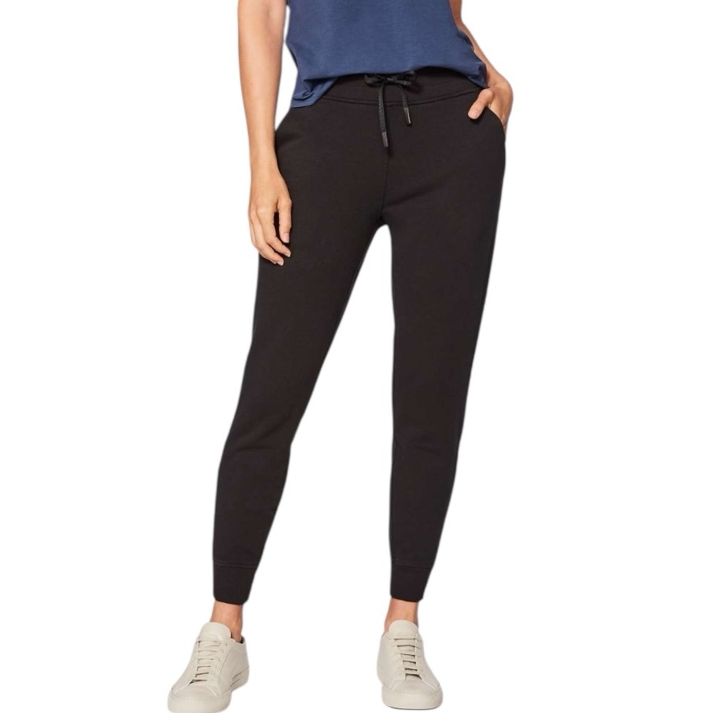 LULULEMON Warm Down Jogger Size 10 Black Sweatpants